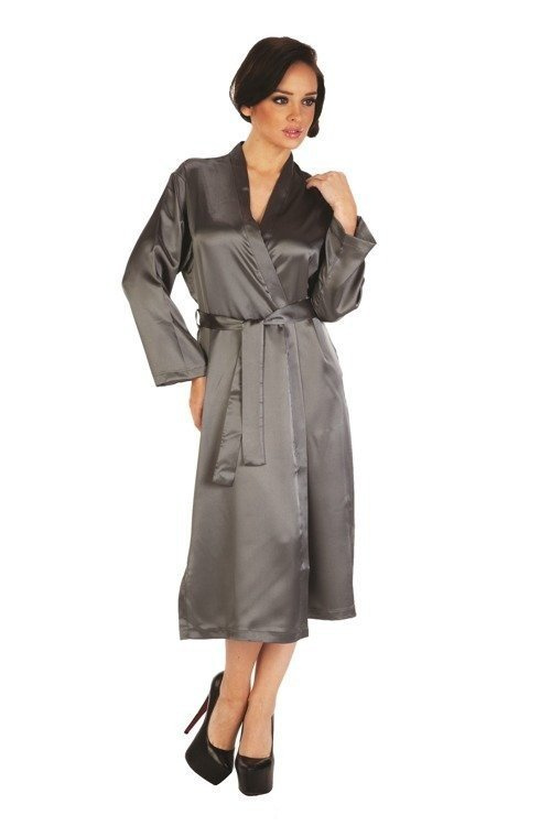 798 Classic szlafrok damski Forex - niebieski/blue