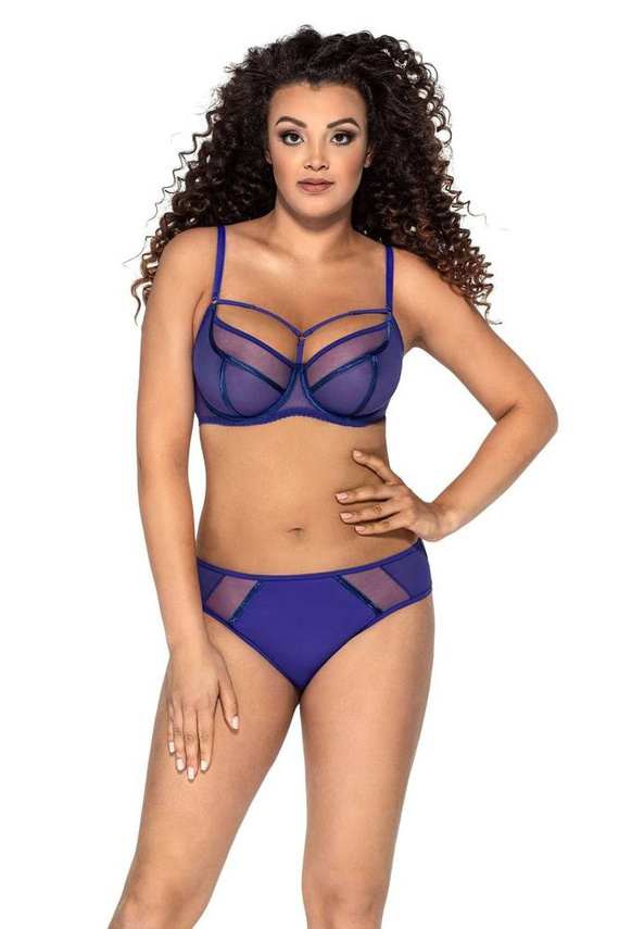 1923 Maxi Miękki Biustonosz Ava - niebieski