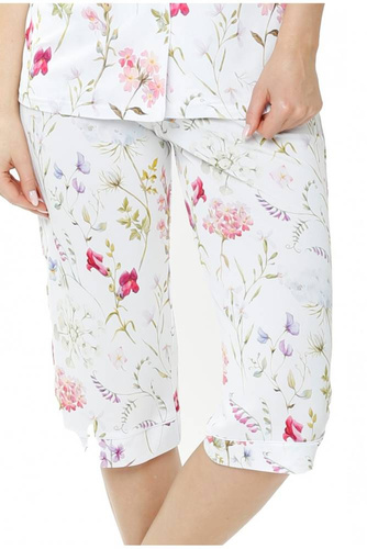 86535 Flores spodenki piżamowe Mewa druk w kwiaty 