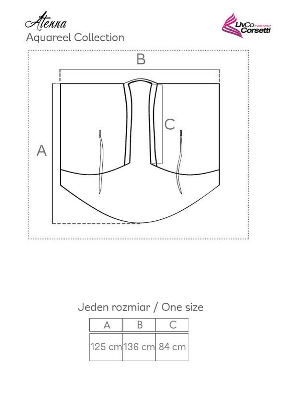 Atenna Aquareel Collection Szlafrok damski LivCo Corsetti 
