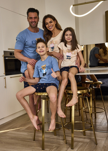 326/169 Cool Piżama męska Cornette niebieski 