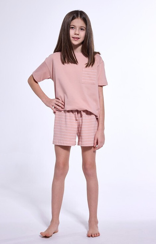 569/111 Lagoon Piżama dziewczęca Cornette - różowa 