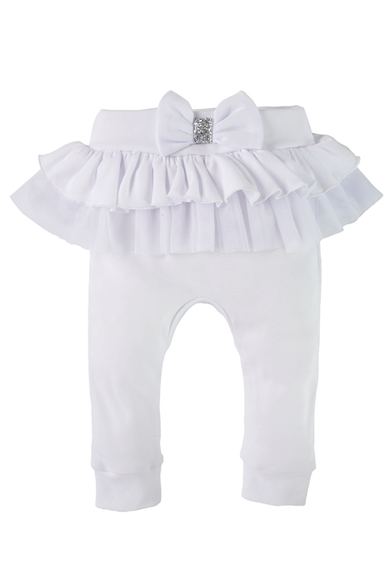 1710S-B Cherry Spodenki niemowlęce Marija - biały