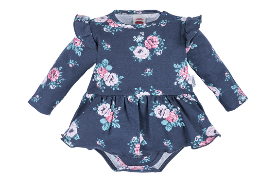 03228A "Rose Bonica" Sukienkobody długi rękaw Makoma