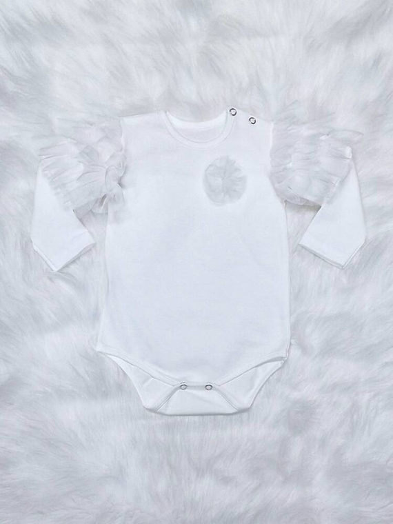 Carmen Body z długim rękawem Bambarillo ecru