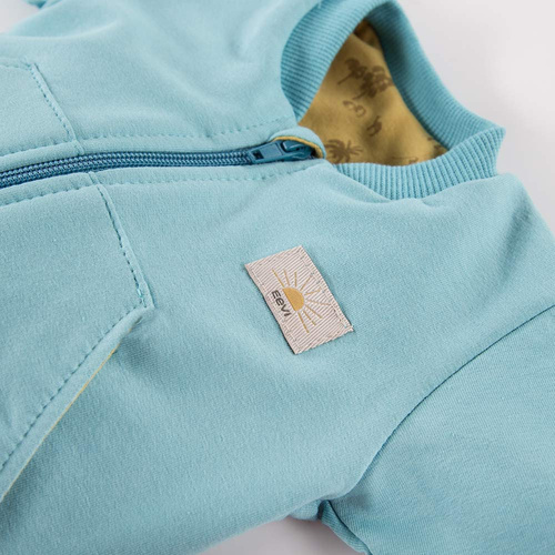 Sahara Bluza dresowa rozpinana Eevi- niebieski