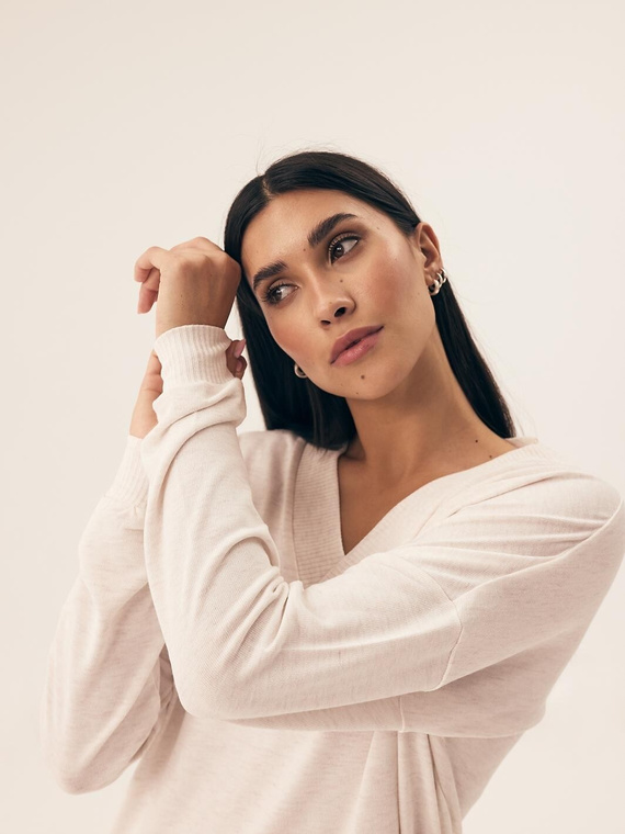 43017 Boar Piżama Damska Henderson - kremowy