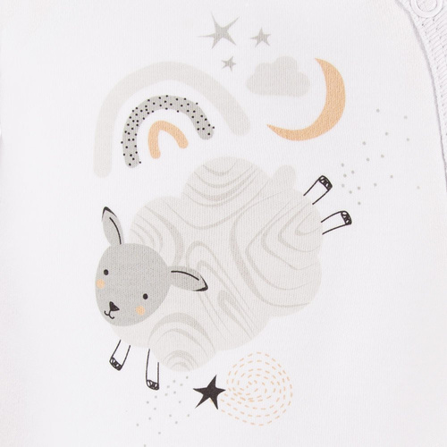 Mellow Body Kopertowe z nadrukiem Ewa Klucze- biały