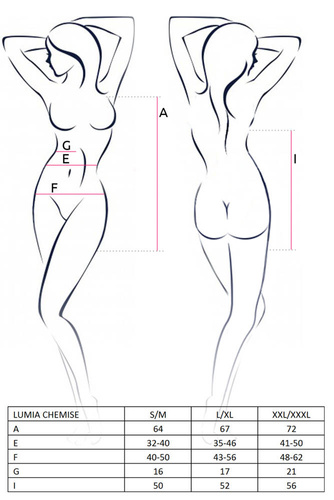 Lumia Chemise koszulka damska Passion czarny