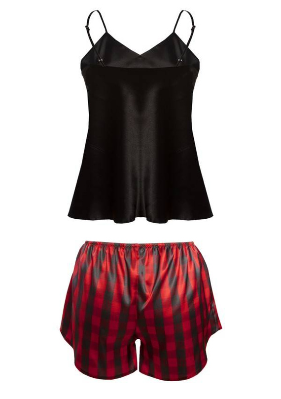 DK-KK Christmas 2 Komplet Damski Piżama DKaren - czarny 017