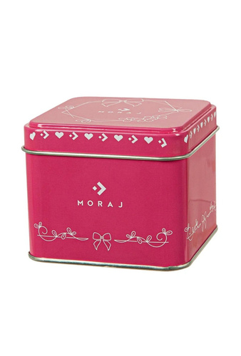 CSLW700-001 Skarpety Moraj – Damskie Skarpety w Puszce z Delikatnym Wzorem Kokardki, Idealne na Prezent