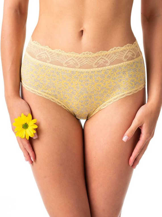 LPC 533 A'2 Figi damskie 2-pak Key żółty fioletowy