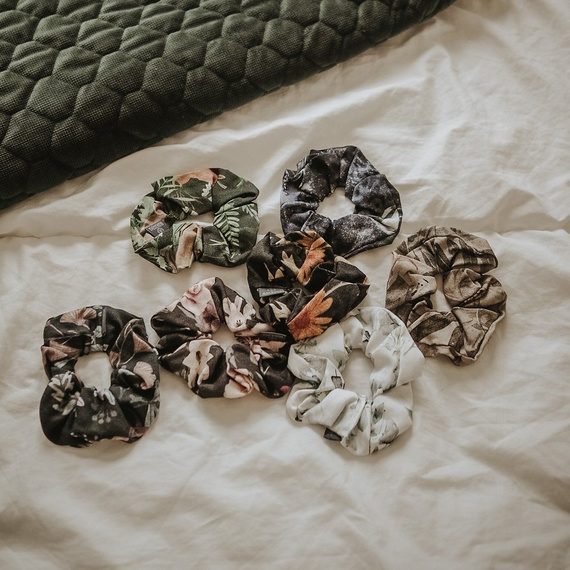 Gumka do włosów scrunchie Ornithology Makaszka