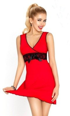 Kamila Halka nocna damska DKaren - czerwona