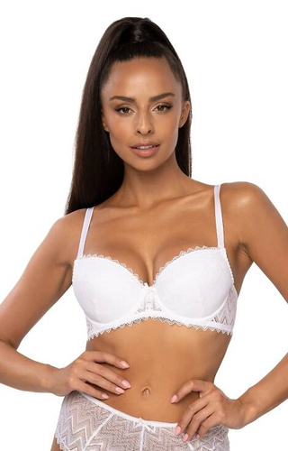 M-3802/11 Elif Biustonosz push-up Mat - biały