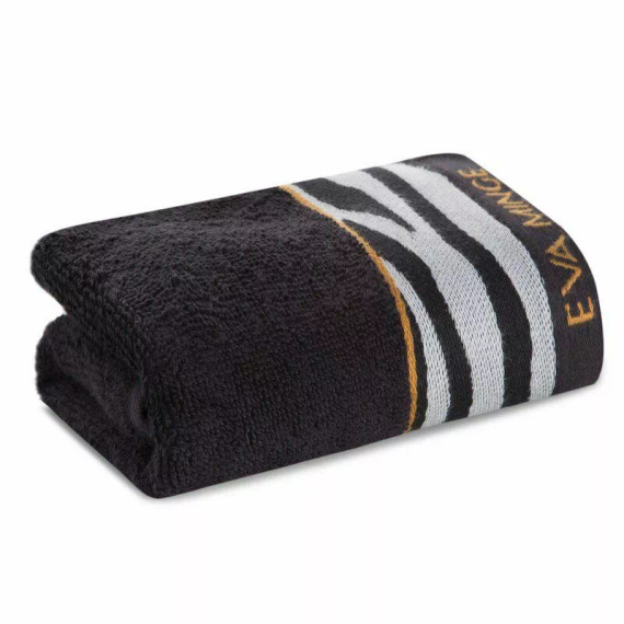 Eva 22 Ręcznik Eva Minge pantera/zebra Eurofirany czarny 