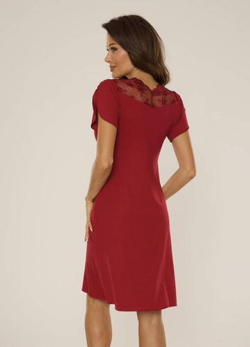 754 Lilian Koszulka nocna De Lafense - bordowy