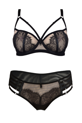 19091 Delice Figi damskie brazyliany Mediolano czarny