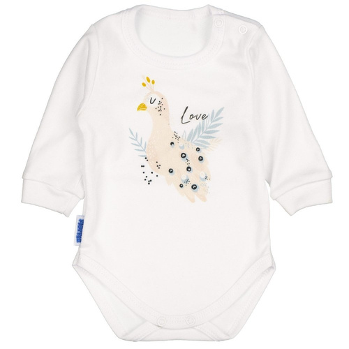 Gruszka body niemowlęce długi rękaw Martex biały