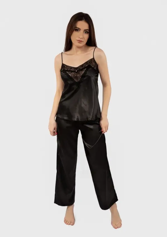 Caroline Komplet piżama damska DKaren - czarna 