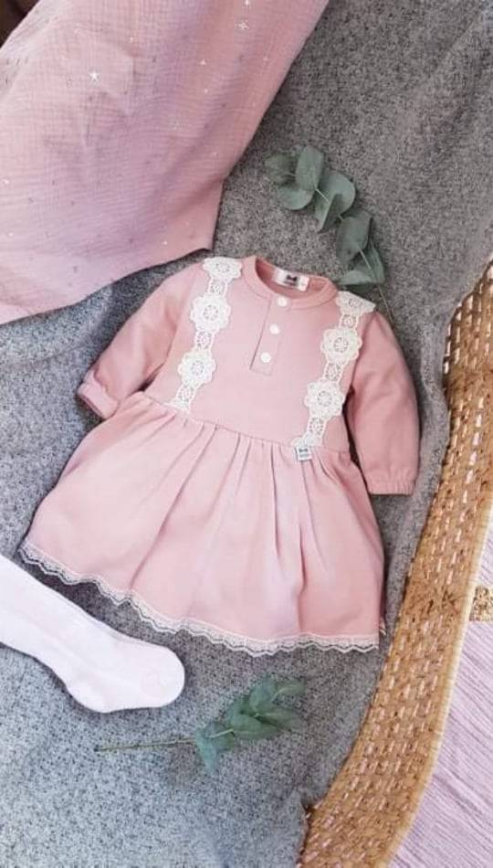 174S Cherry Sukienko-body Marija - różowy