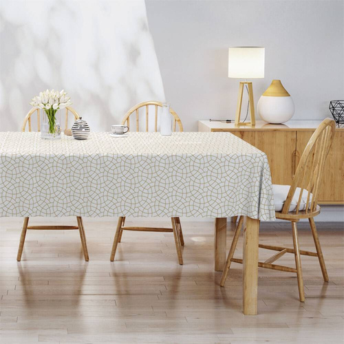 4137 A Panama 98 obrus dekoracyjny Detexpol złoty geometryczny