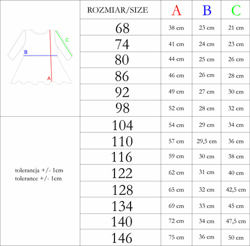 208166 Lizy Sukienka z długim rękawem Nicol