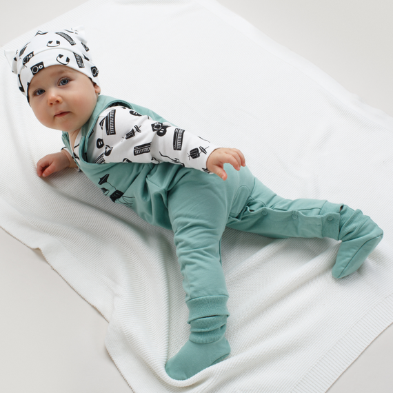 Lets Rock Ogrodniczki dla chłopca Pinokio - zielony