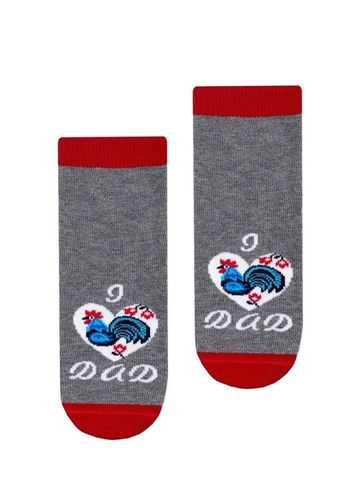 art.138 Skarpety Cotton Candy Folk Steven szary melanż 076