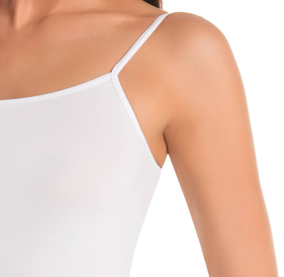 2401 Goffy Body damskie na ramiączkach Teyli - biały