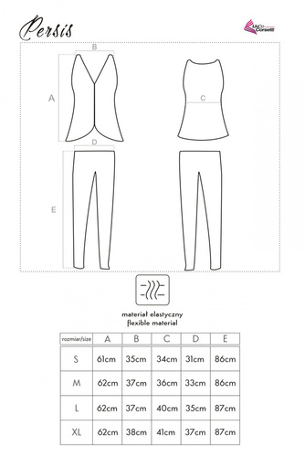 Persis LC 90042-1 Piżama damska LivCo Corsetti Fashion