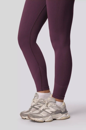 Legginsy push-up Spaio PRO modelujące kryjące wysoki stan plum