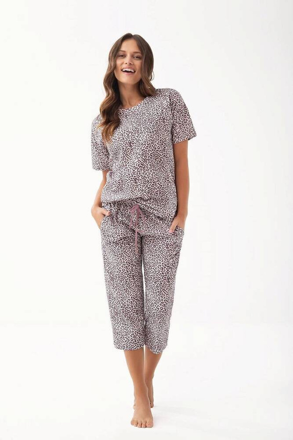 325 Piżama damska Luna - panterka