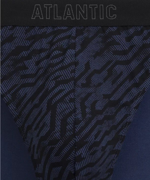 Slipy męskie Atlantic 3MP-221 A3 3-pak – bawełniane grafit/czarny/indygo