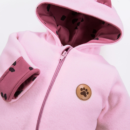 Run & Fun Kombinezon polarowy Eevi - różowy