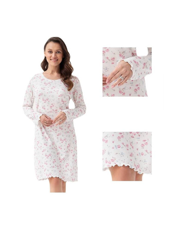 191 Koszula Nocna Luna ecru