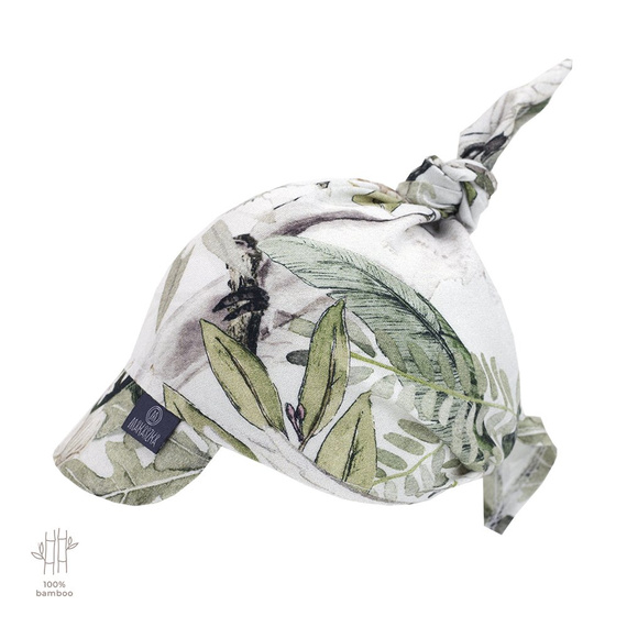 Chustka z daszkiem 100% Bamboo Tropical Vibes - Makaszka