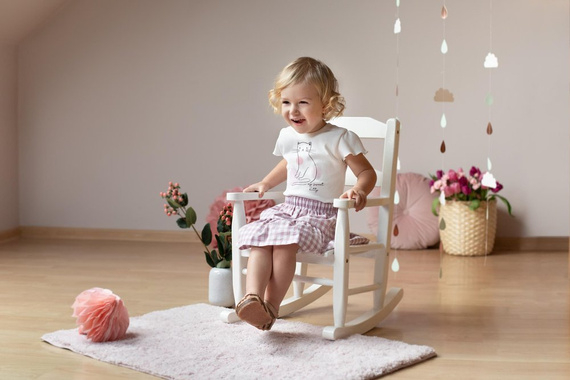 Sweet Cherry Body z krótkim rękawem Pinokio - ecru