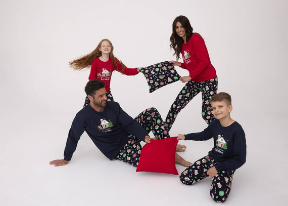 593/157 966/157 Home Piżama chłopięca Cornette granatowy