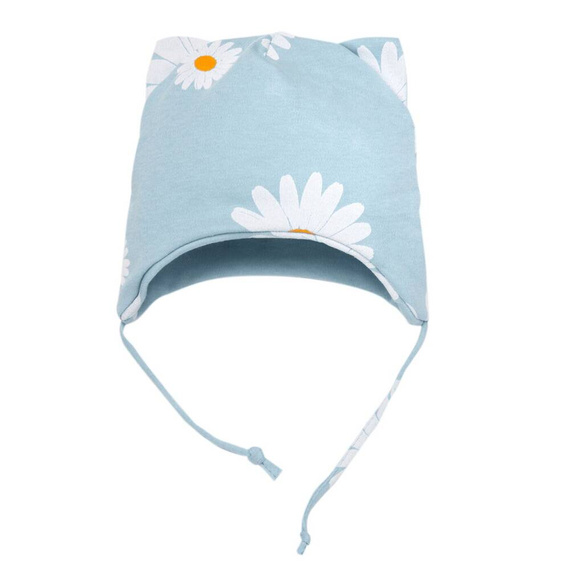 Daisy Czapka niemowlęca wiązana Pinokio - niebieski 