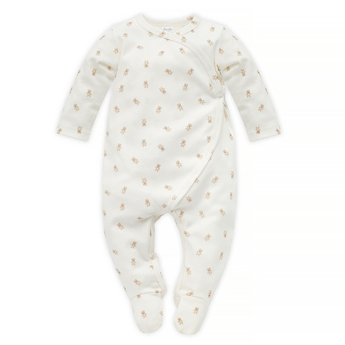 Lovely Day Pajac niemowlęcy wiązany Pinokio - beige ecru