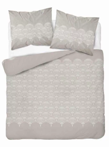 4951 A Pościel flanelowa rozeta ornamenty Detexpol beżowy 