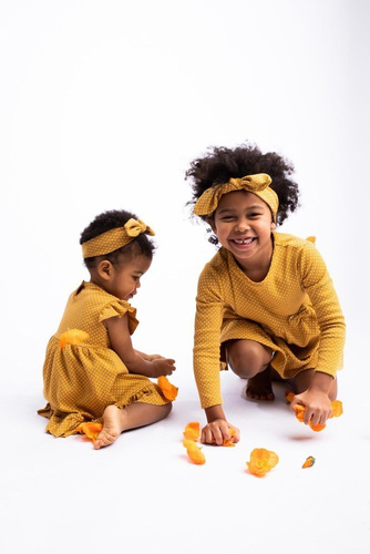 176064 Opaska niemowlęca "Michalina" Nicol - musztardowy