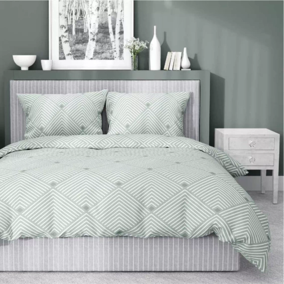 5491 B Pościel satynowa Detexpol Satin Stories mietowy | 100% bawełna, splot satynowy, zamek, opakowanie prezentowe