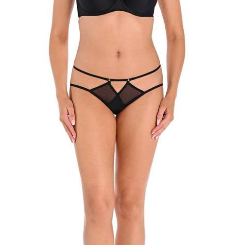 3139 Kelly Figi damskie z paseczkami Teyli - czarny