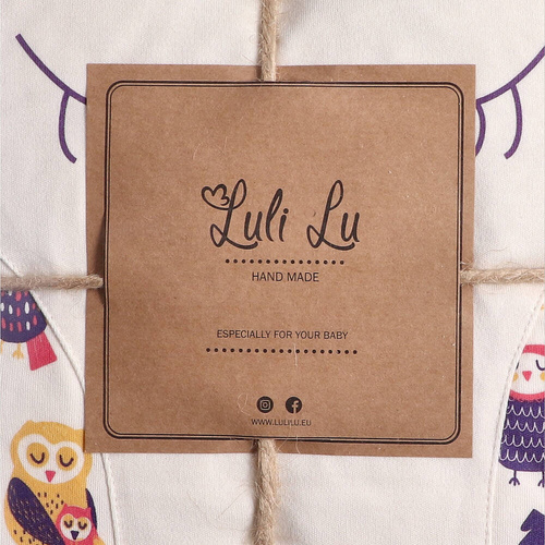 LUL-0051 Kocyk niemowlęcy z poduszką Luli Lu - różowy