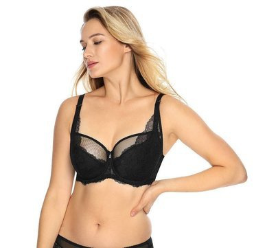 BS 931 Veronika Biustonosz półusztywniany Gaia - czarny