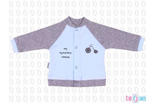 Kaftanik "BIKE" niebieski Terjan