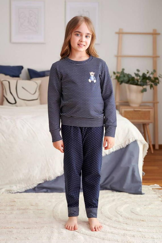 5255 Piżama dziecięca Unisex Doctor Nap - navy blue