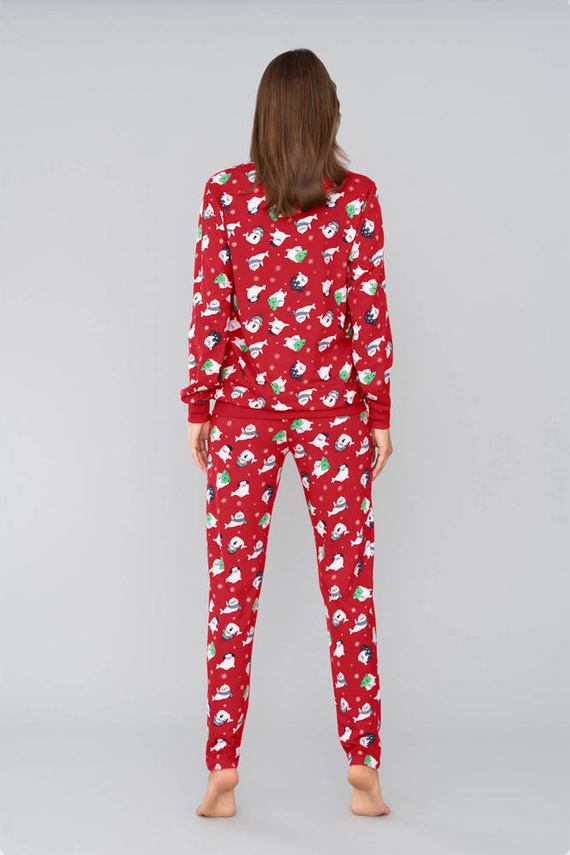 Koda Piżama damska Italian Fashion- druk czerwony